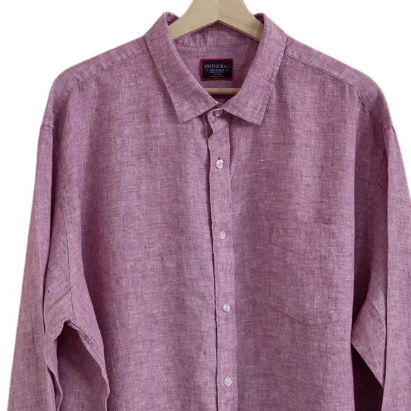 UNTUCKit Men's Laleure Linen Button-Up Shirt - Picture 2 of 15